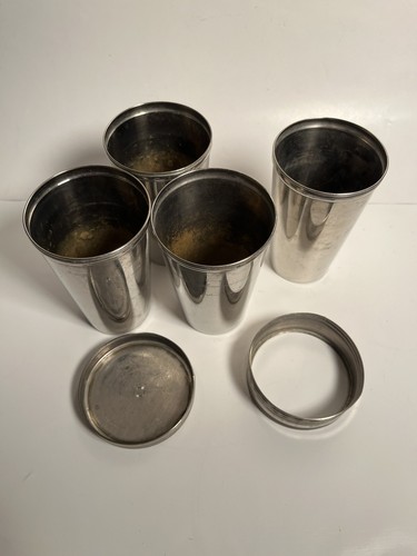 Vntg thermo cup thermos metal - thermo,