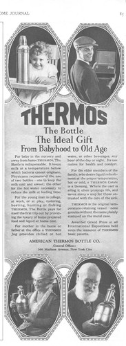 1921 thermos antique print - 1921,