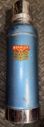 Vintage blue stanley thermos - blue,