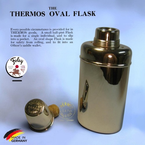 1906 antique thermos oval - 1906,
